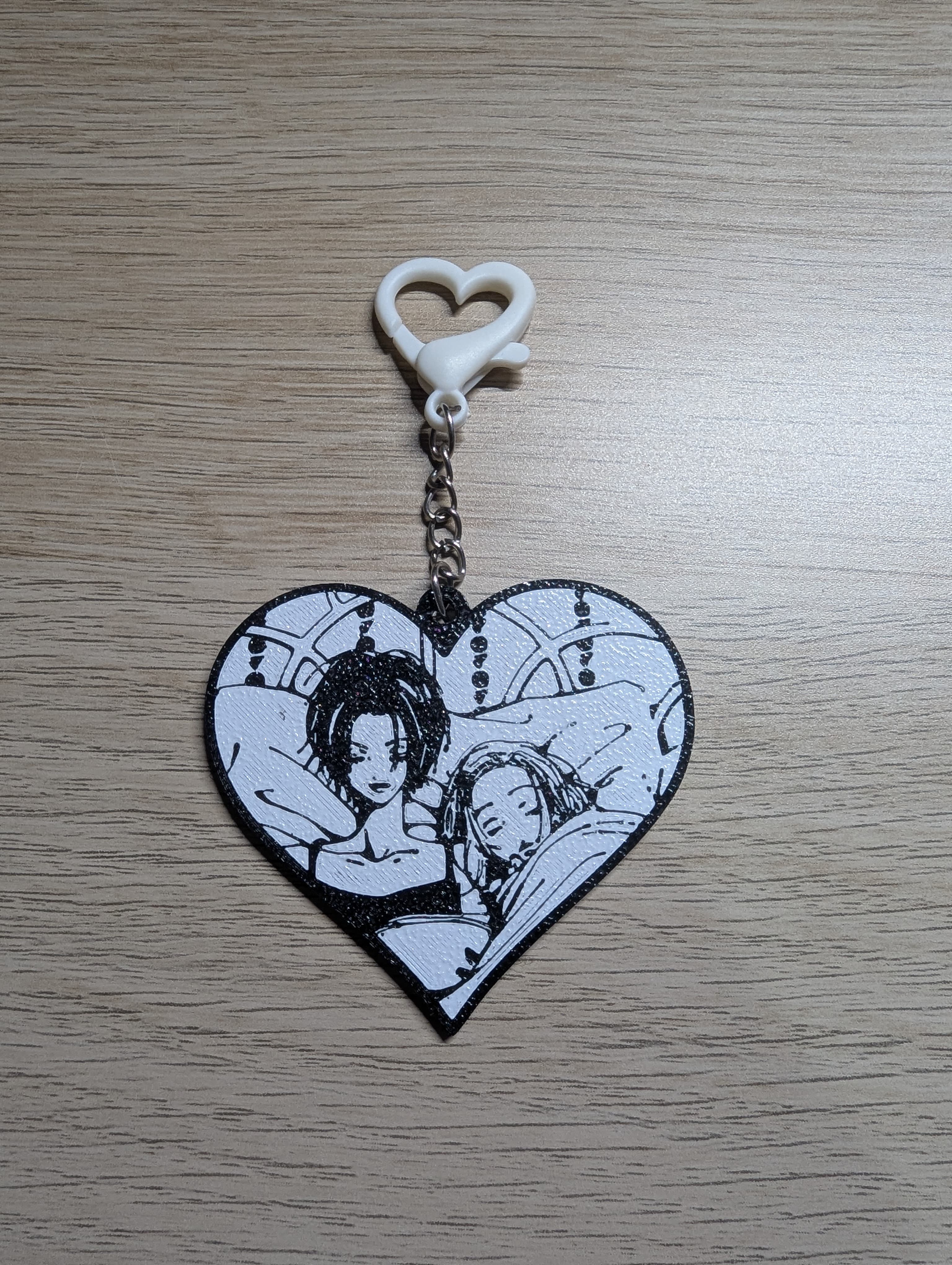 Llavero Nana & Hachi - "Dulce hogar"